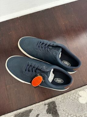 Lugz Men's Navy Blue Low-Top Lace-Up Sneakers